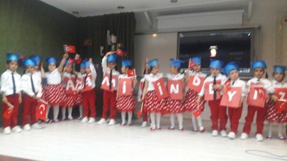 75. Yil Cumhuriyet İlkokulu Anasınifı Yıl Sonu Gösterisi