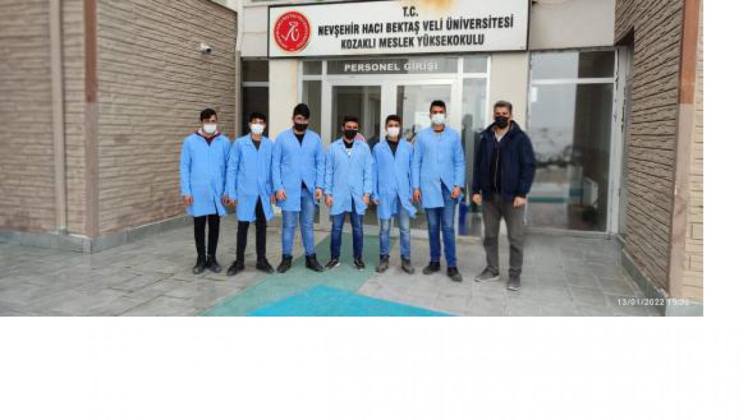 Kozaklı Mesleki ve Teknik Anadolu Lisesi Yönetimi ve Öğrencilerine Teşekkür